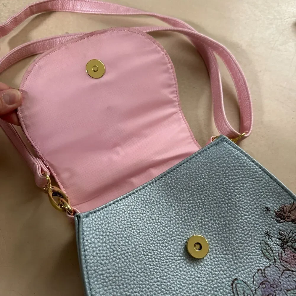 Disney Crossbody Bag Sleeping Beauty Sparkles Rhinestones Walt Disney World Kids